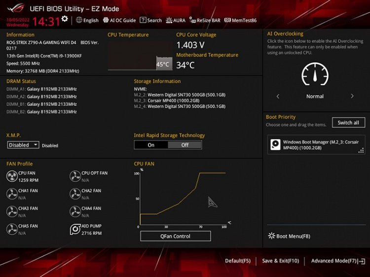 Материнська плата ASUS ROG STRIX Z790-E GAMING WIFI II (90MB1FC0-M0EAY0)