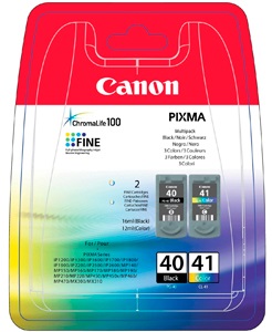 Картридж струменевий CANON PG-40Bk/CL-41 цв. Multi Pack (0615B043)