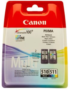 Картридж струменевий CANON PG-510Bk/CL-511 цв. Multi Pack (2970B010)