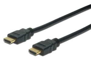 Кабель HDMI ASSMANN High speed + Ethernet AM/AM 10m, Black (AK-330107-100-S)