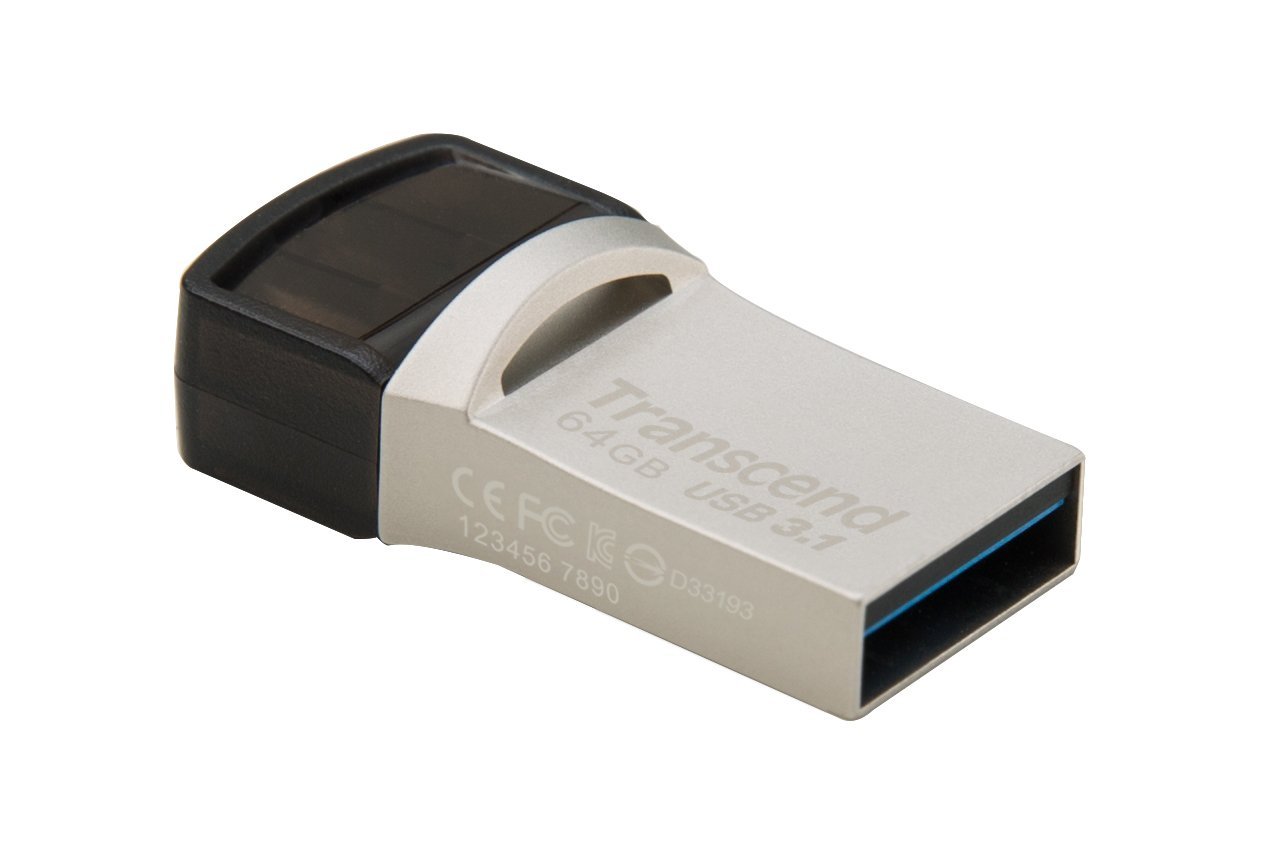 Накопичувач USB 3.1 TRANSCEND Type-C 890 64GB (TS64GJF890S)