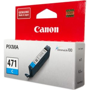 Картридж струменевий CANON CLI-471C PIXMA MG5740/MG6840 Cyan (0401C001)