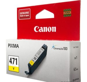 Картридж струменевий CANON CLI-471Y PIXMA MG5740/MG6840 Yellow (0403C001)