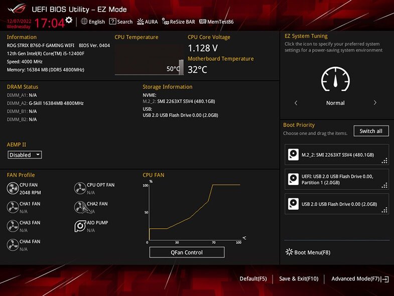 Материнська плата ASUS ROG STRIX B760-A GAMING WIFI s1700 (90MB1EP0-M1EAY0)