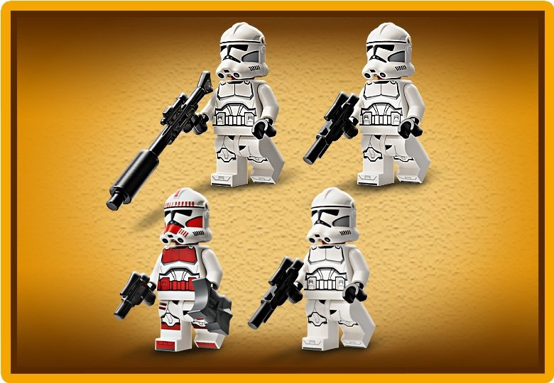 LEGO Star Wars Клони-піхотинці та Бойовий дроїд. Бойовий набір 75372