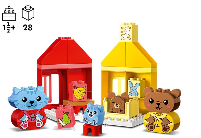 LEGO DUPLO My First Ежедневные процедуры: время ужина и сна 10414