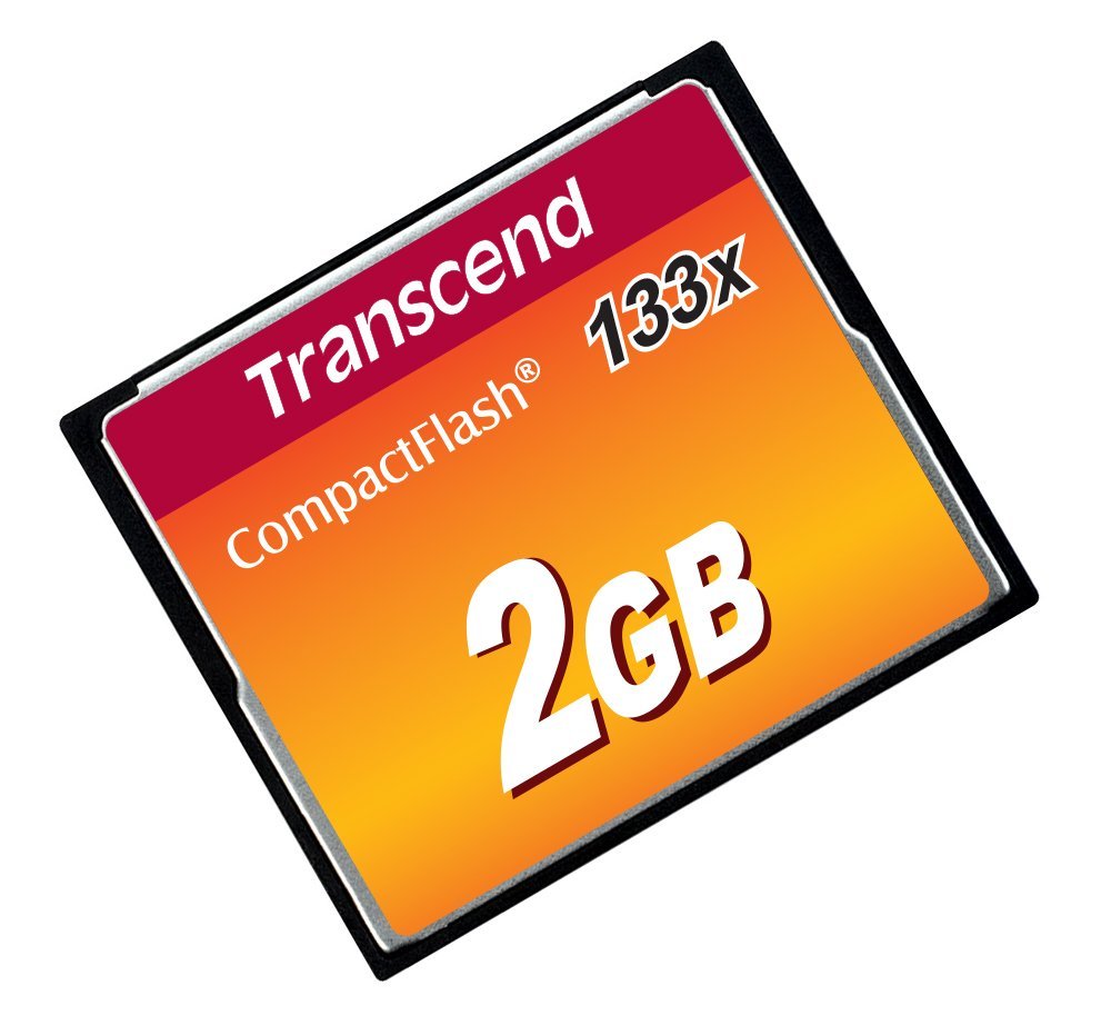 Карта памяти TRANSCEND CF 2GB 133X R50/W20 МБ/с (TS2GCF133)