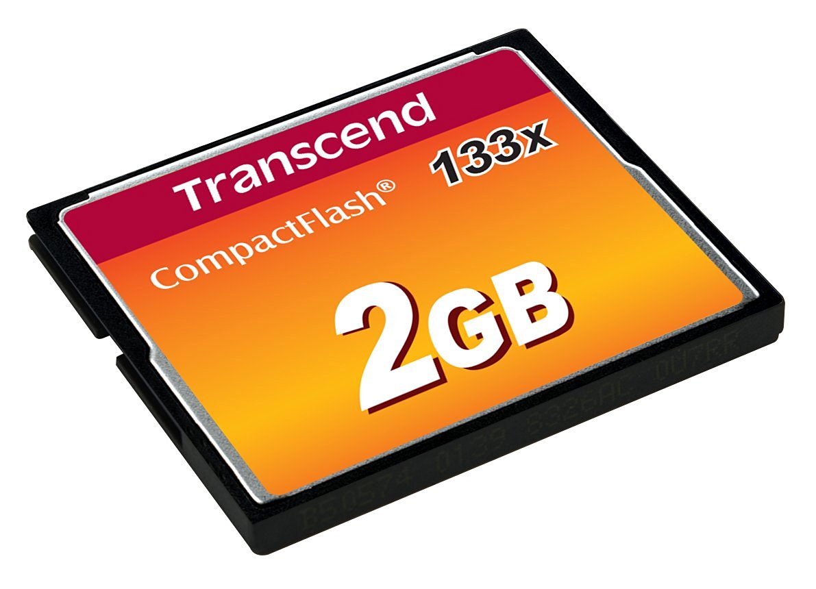 Карта памяти TRANSCEND CF 2GB 133X R50/W20 МБ/с (TS2GCF133)