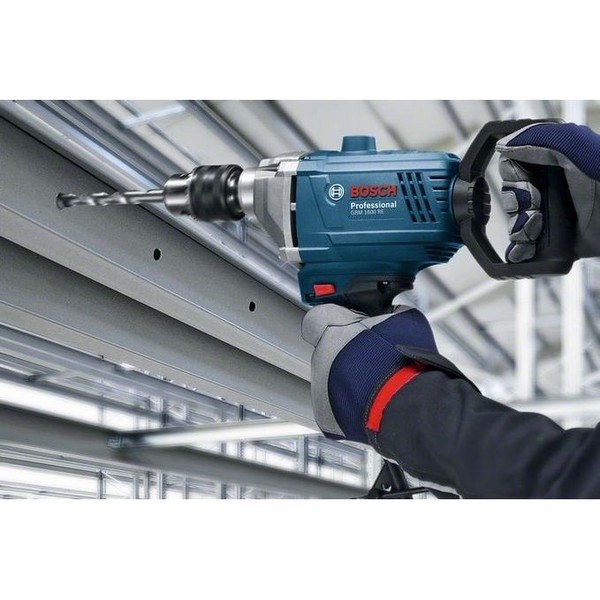 Дриль ударний Bosch GBM 1600 RE, 850Вт, зубчастий патрон 1-16мм, 630об•хв, 3кг