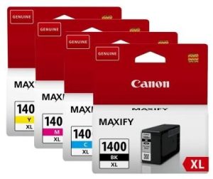 Картридж струменевий CANON PGI-1400XL Cyan/Magenta/Yellow/Black Multi Pack (9185B004)