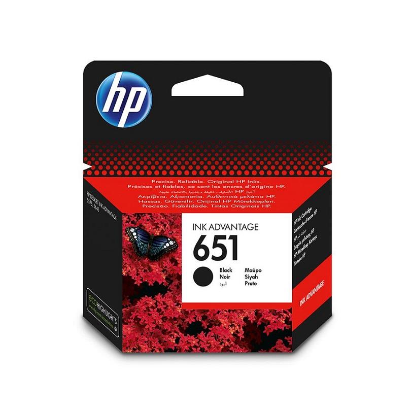 Картридж струйный HP No.651 DJ Ink Advantage 5575/5645/OfficeJet 202 Black, 600 стр. (C2P10AE)