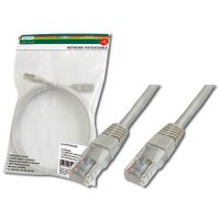 Патч-корд DIGITUS cat.5e UTP, 0.25м, AWG 26/7 Grey (DK-1511-0025)