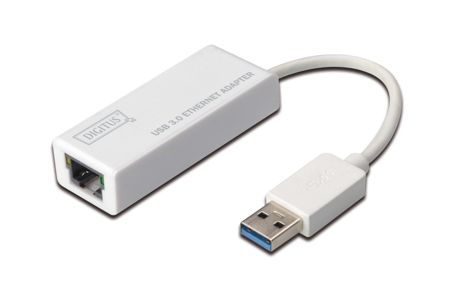 Адаптер DIGITUS USB 3.0 to Gigabit Ethernet, білий