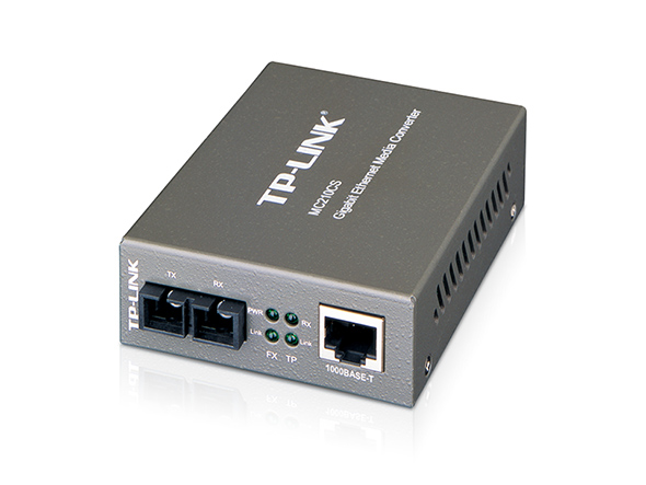 Медіаконвертер TP-LINK MC210CS 1GE, 1x1000BASE-LX, SM, 15km, SC