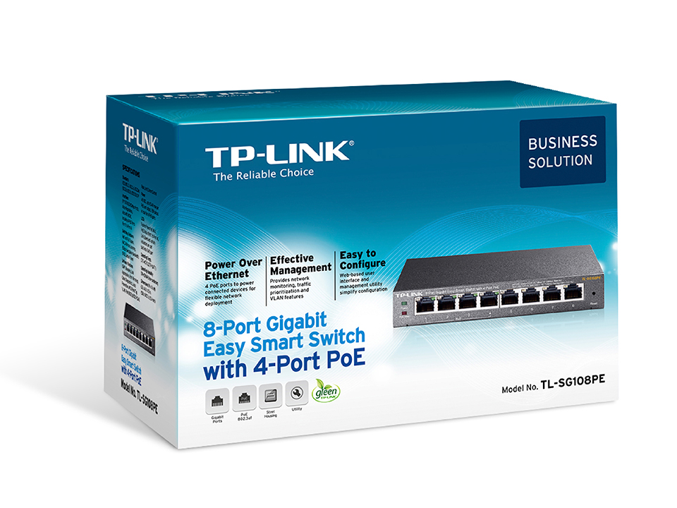 Комутатор TP-LINK TL-SG108PE (TL-SG108PE)