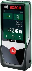 Далекомір лазерний Bosch PLR 50 C, 0.05–50м,  ±2.0мм, Bluetooth