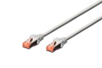 Патч-корд DIGITUS CAT 6 S-FTP, 0.25м, AWG 27/7, LSZH, Grey (DK-1644-0025)