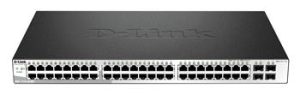 Комутатор D-Link DGS-1210-52/ME 48port 1GE, 4xSFP/1GE, WebSmart, Metro (DGS-1210-52/ME)