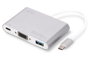 USB хаб DIGITUS USB Type-C to VGA, USB 3.0, Type-C (DA-70839)