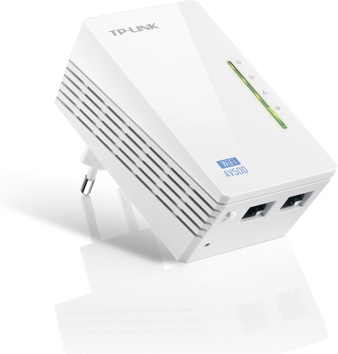 Комплект Адаптерiв Powerline TP-LINK TL-WPA4220KIT AV600, N300, (TL-WPA4220 1шт, TL-PA4010 1шт)