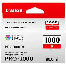 Картридж струменевий CANON PFI-1000R Red (0554C001)