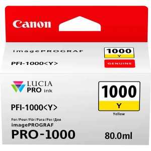 Картридж струменевий CANON PFI-1000Y Yellow (0549C001)