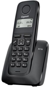 Телефон Dect Gigaset A116 Black