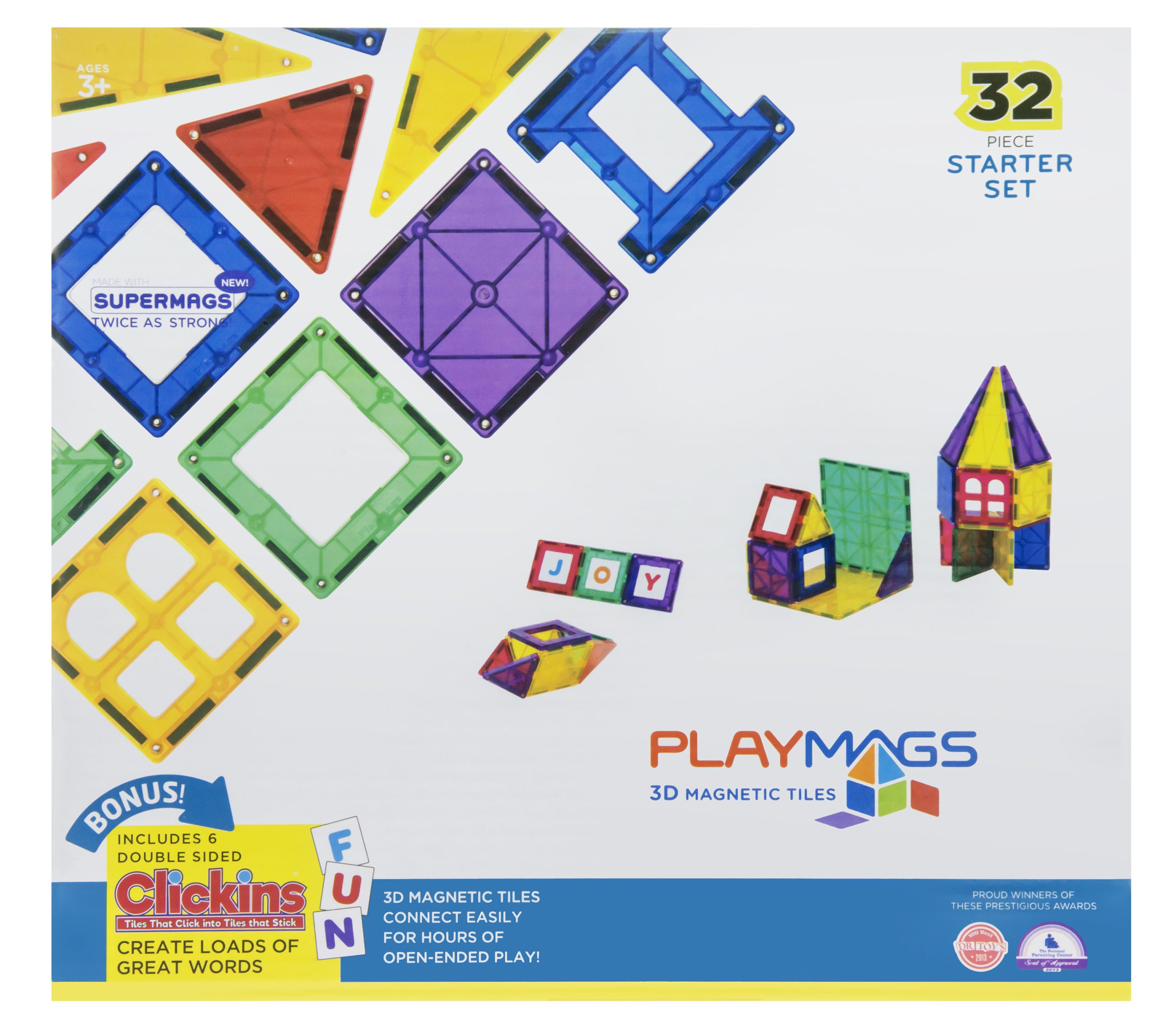 Конструктор Playmags магнітний набір 32ел