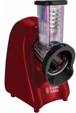 Мультирізка Russell Hobbs Desire Slice&Go, 200Вт, 3 насадки, корпус-пластик, червоний