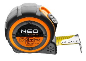 Рулетка Neo Tools, 3м x 16мм, магніт