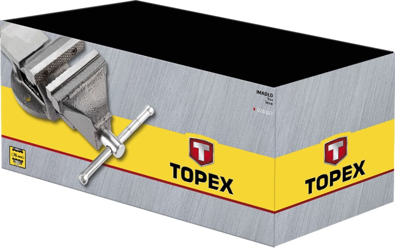 Тиски TOPEX 75мм 07A107