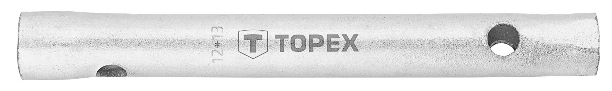 Ключ торцевий TOPEX, трубчастий, двосторонній, 130мм, 12х13мм