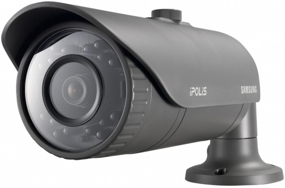 Камера IP Hanwha  SNO-6011R, 2MP, Bullet, 3.8mm, f/2.0, IR30m, DC 12V/PoE, IP66, IK10