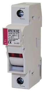 Тримач запобіжників ETI, EFH 10 1P 25A 1000V DC, GREEN PROTECT