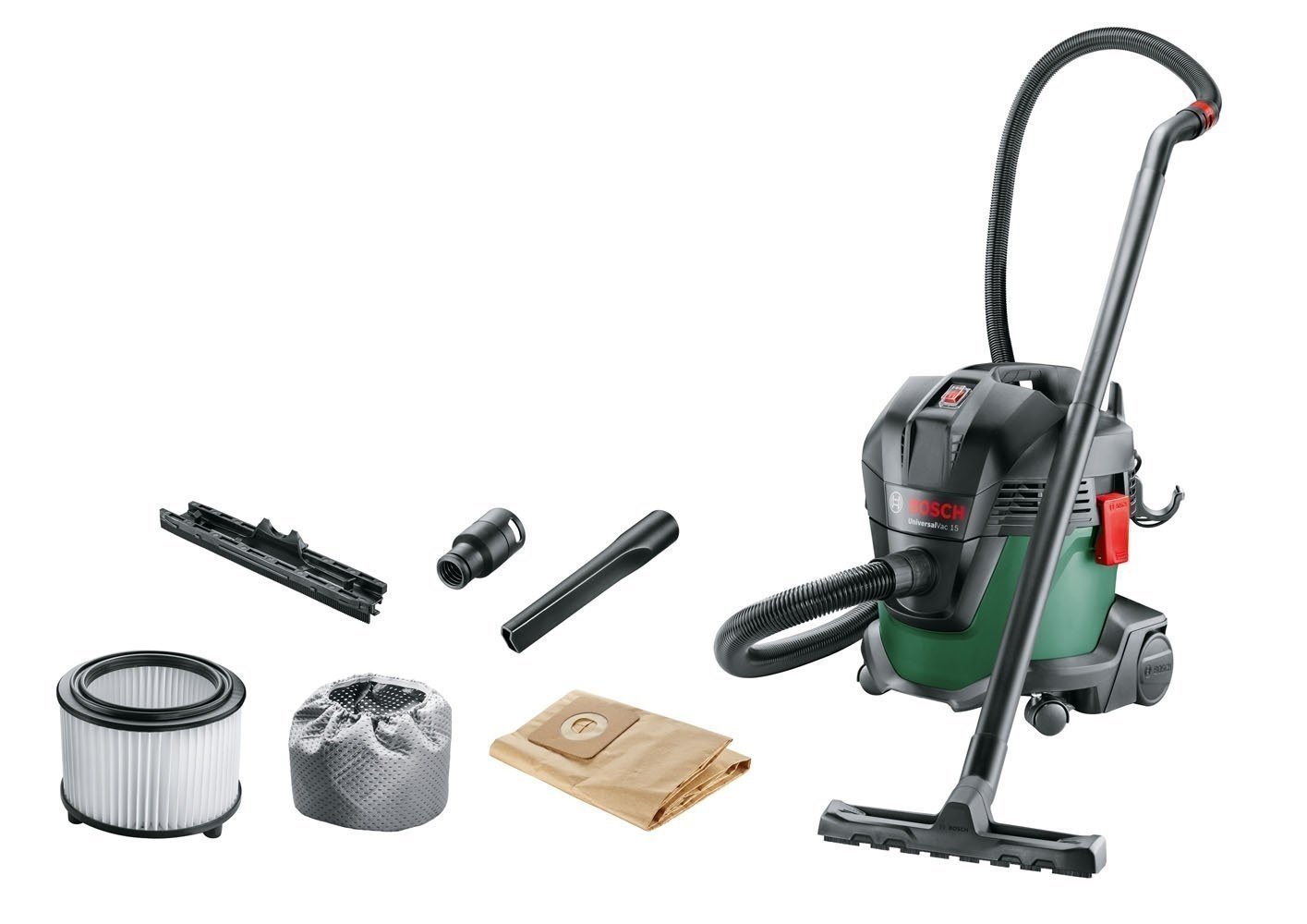 Пилосос професійний Bosch UniversalVac 15, 1000Вт, контейнер 15л, 6.9кг