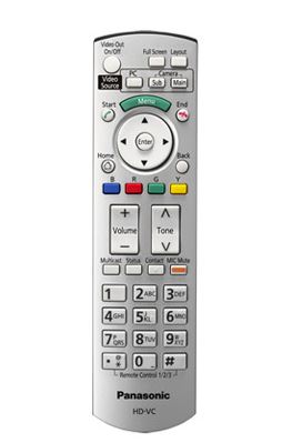 Відеотермінал Panasonic KX-VC500CX, incl key for MC, key for Full HD, 1xFE LAN, 3xHDMI, SIP