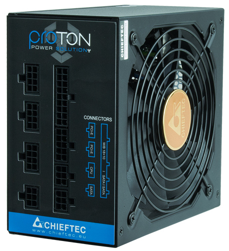 Chieftec Блок живлення Proton (1000W), >85%, 80+ Bronze, 140мм, 1xMB 24pin(20+4), 1xCPU 8pin(4+4), 1xCPU 8pin, 3xMolex, 9xSATA, 6xPCIe 8pin(6+2), Fully Modular