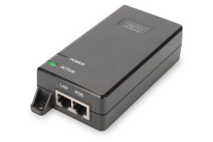 PoE-інжектор DIGITUS PoE+ 802.3at, 10/100/1000 Mbps, Output max. 48V, 30W (DN-95103-2)