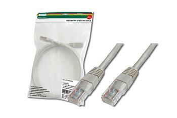 Патч-корд DIGITUS CAT 5e UTP, 1.5м, AWG 26/7, PVC, Grey (DK-1511-015)