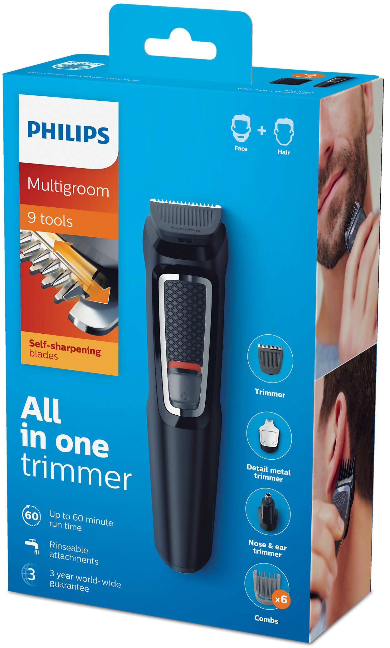 Тример універсальний Philips MG3740/15 Series 3000