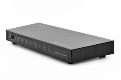 Відеосплітер DIGITUS HDMI (INx1 – OUTx8) (DS-43302)