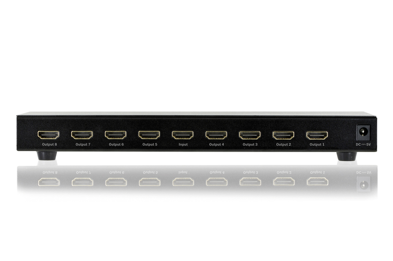 Відеосплітер DIGITUS HDMI (INx1 – OUTx8) (DS-43302)