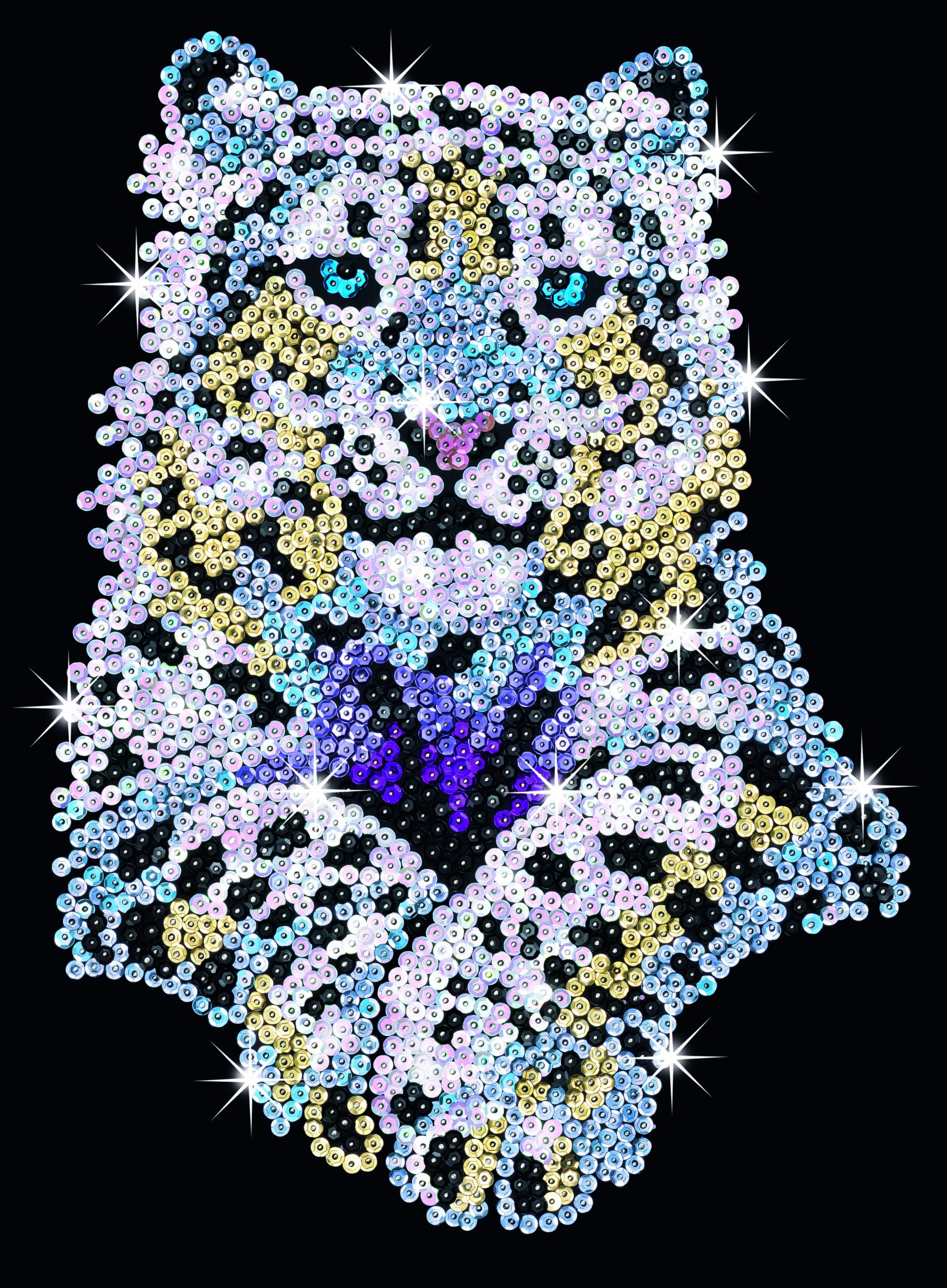 Набір для творчості Sequin Art Blue Сніжний леопард 25*34см