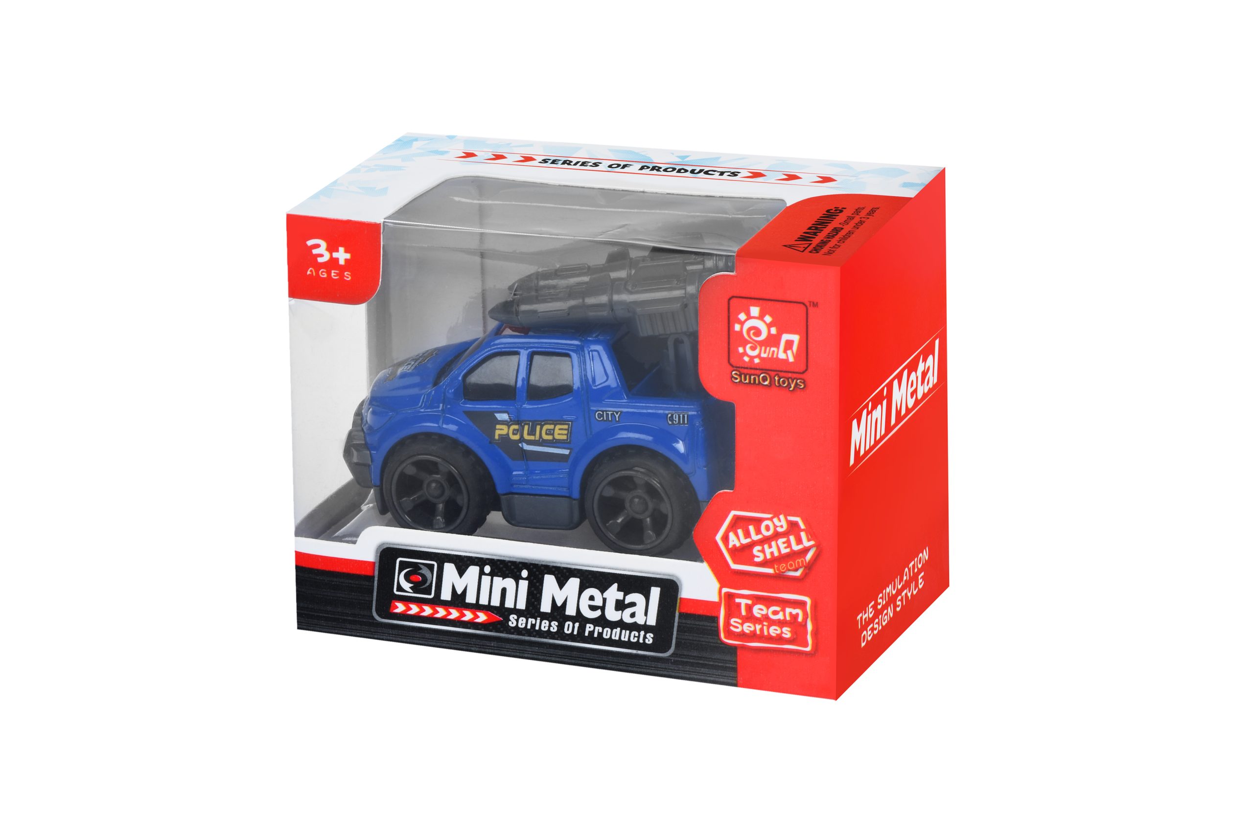 Машинка Same Toy Mini Metal Гоночний позашляховик синій