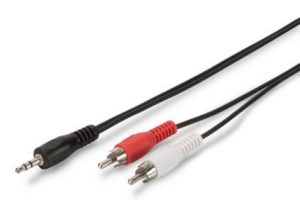 Кабель RCA ASSMANN 2xRCA M/M 3.5мм 1.5м (AK-510300-015-S)