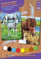 Набор для творчества Sequin Art PAINTING BY NUMBERS JUNIOR-PAIRS Horses (SA0215)