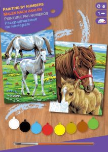 Набір для творчості Sequin Art PAINTING BY NUMBERS JUNIOR-PAIRS Horses (SA0215)