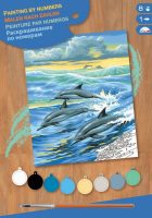 Набор для творчества Sequin Art PAINTING BY NUMBERS JUNIOR Dolphins (SA0031)