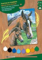 Набор для творчества Sequin Art PAINTING BY NUMBERS JUNIOR Horse and Foal (SA0030)