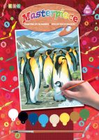 Набор для творчества Sequin Art PAINTING BY NUMBERS JUNIOR Penguins (SA0033)